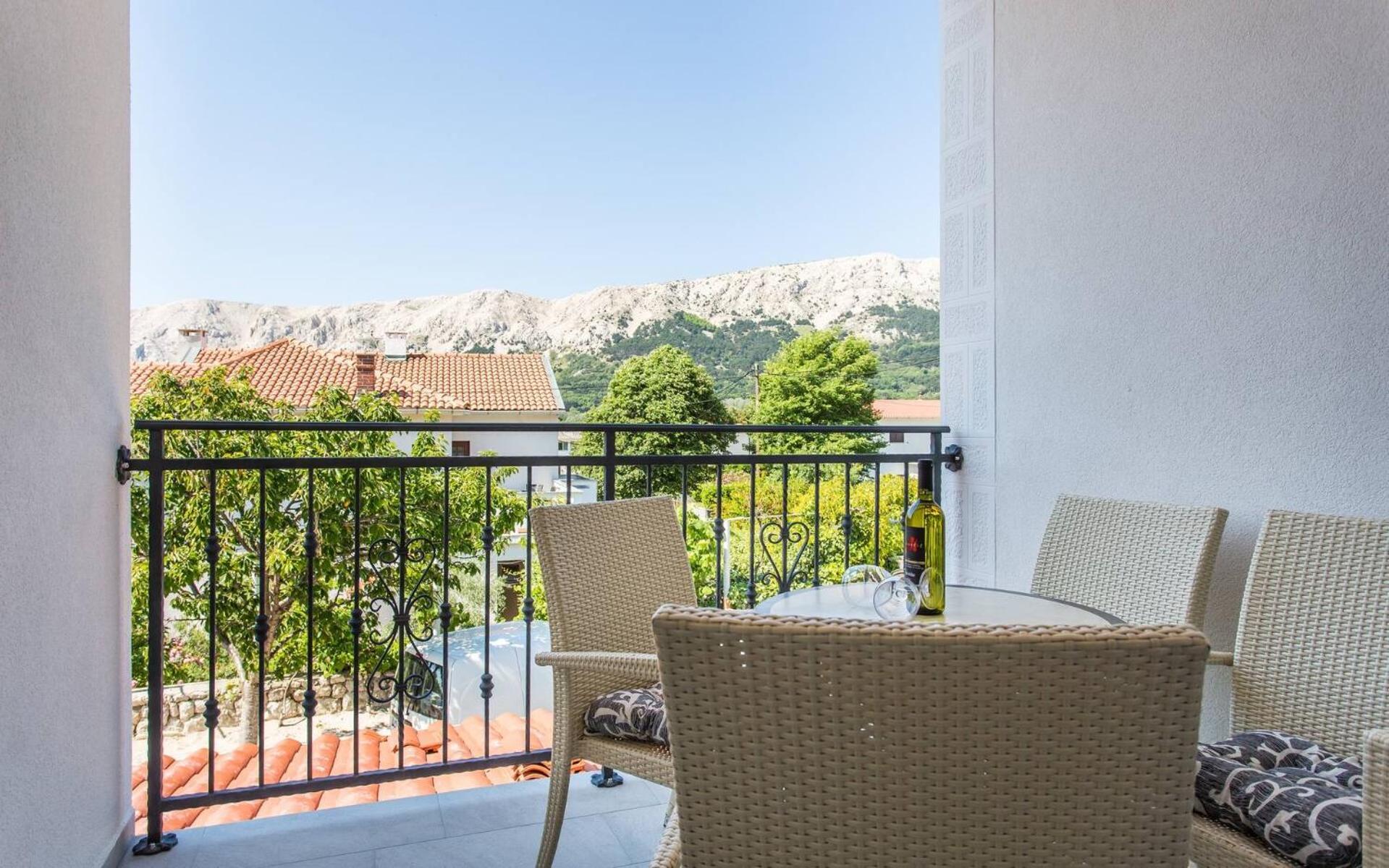 Apartments Bernardeta 1 Baška Exterior foto